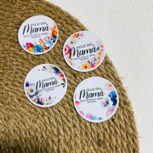 Sticker Circular Mamá