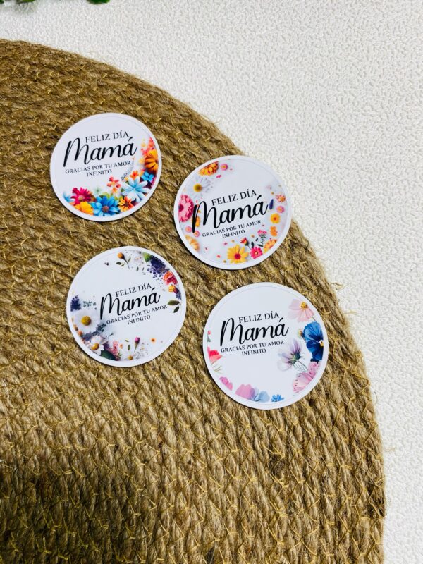 Sticker Circular Mamá