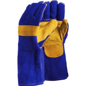 Guante Soldador Hilo Kevlar Azul