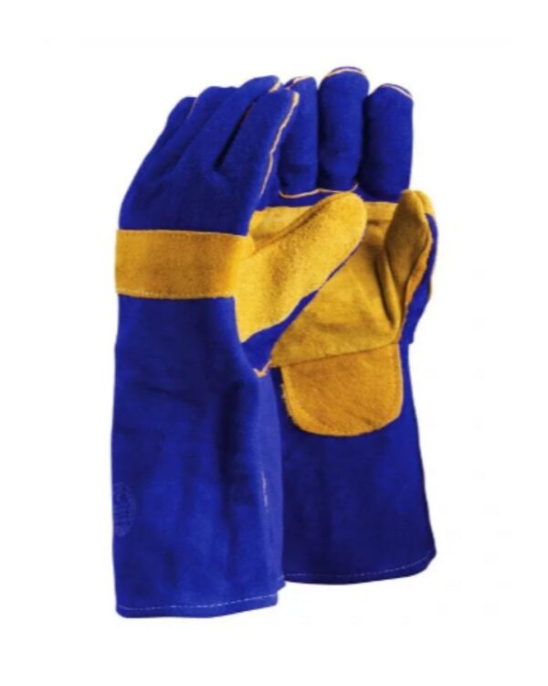 Guante Soldador Hilo Kevlar Azul
