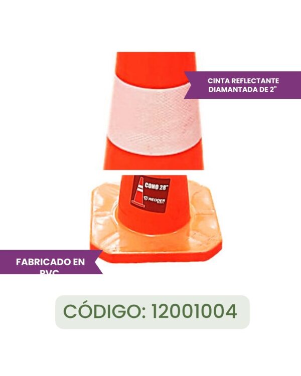 Cono Reflectante 28″ Redder - Imagen 2