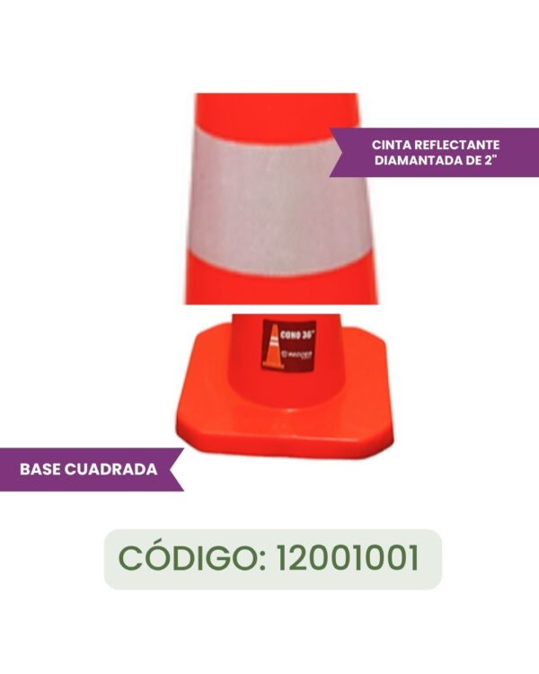 Cono Reflectante 36″ NJO Redder - Imagen 2