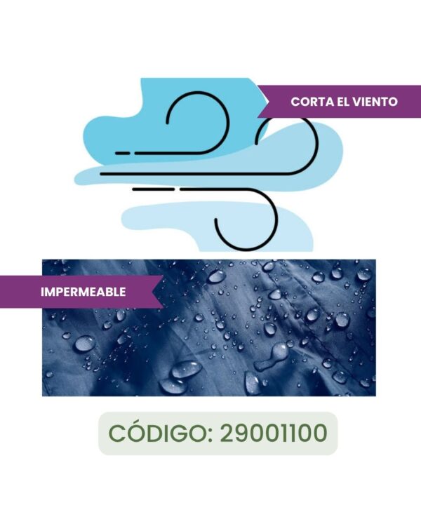 Capa de Agua Impermeable Azul Redder - Imagen 2
