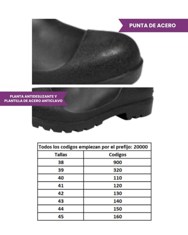 Bota Punta y Planta - Imagen 2
