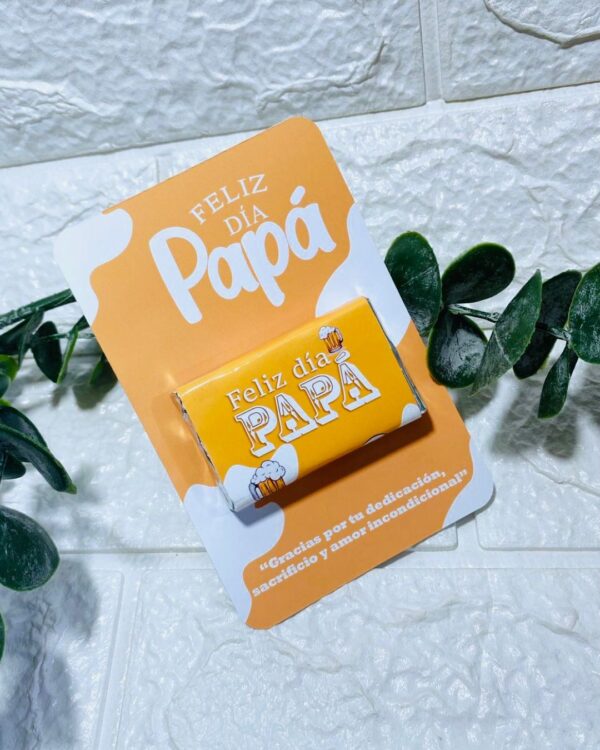 Chocolate con Tarjeta Papá