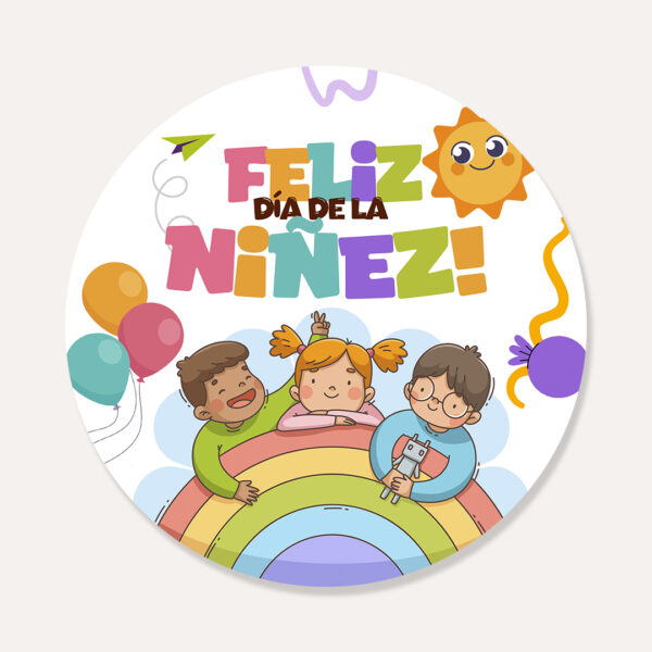 Sticker 4×4 | Día de la Niñez - Imagen 3