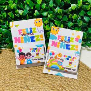 Chocolates con Tarjetas | Promoción Día de la niñez