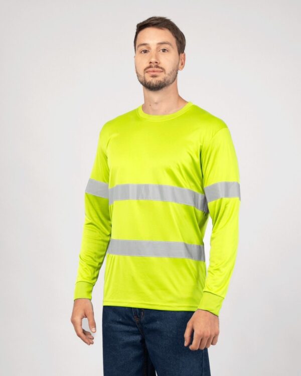 Polera Polo M/L Cinta Reflectante 3M - Imagen 3