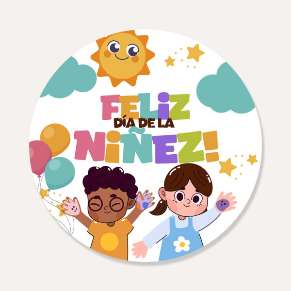 Sticker 4×4 | Día de la Niñez - Imagen 4