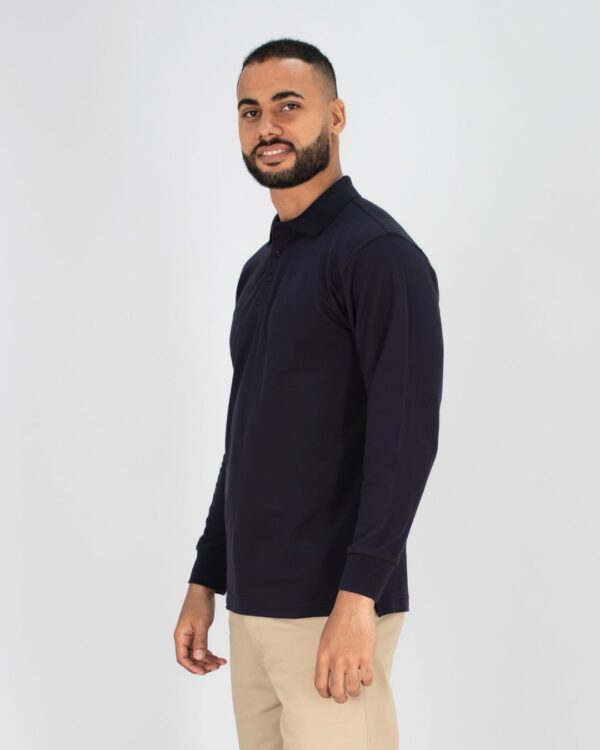 Polera Pique HOMBRE M/L 240G - Imagen 2