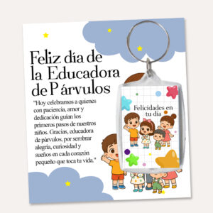 Llavero Normal con Tarjeta | Educadora