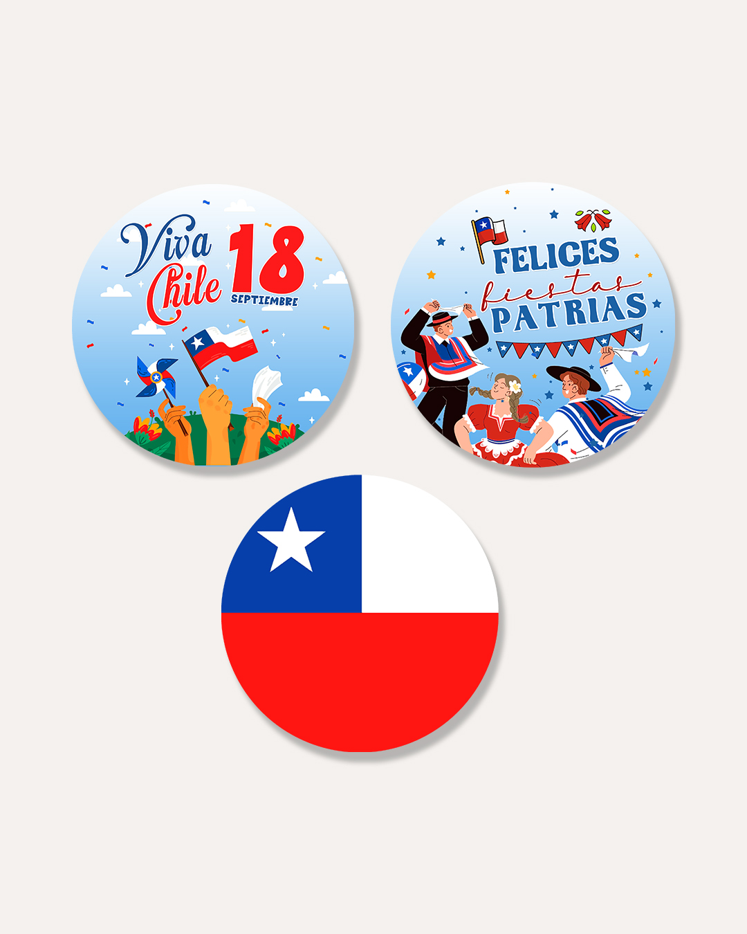 Sticker 4×4 | Fiestas Patrias - Imagen 2