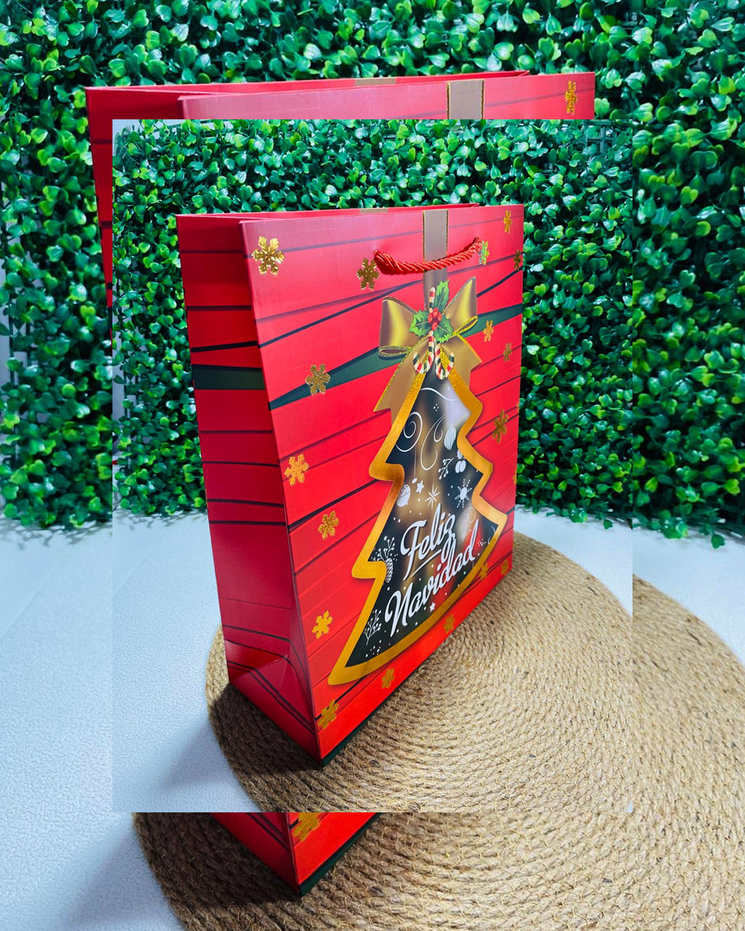 Bolsa Navideña Personalizada | Tamaño M