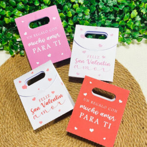Caja Estilo Bolsa con Solapa | San Valentín