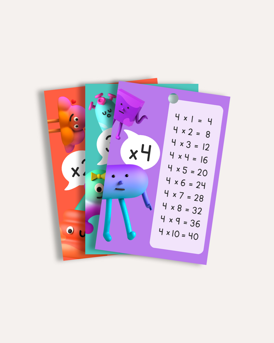 Llavero Ayuda Mental – Tablas de Multiplicar