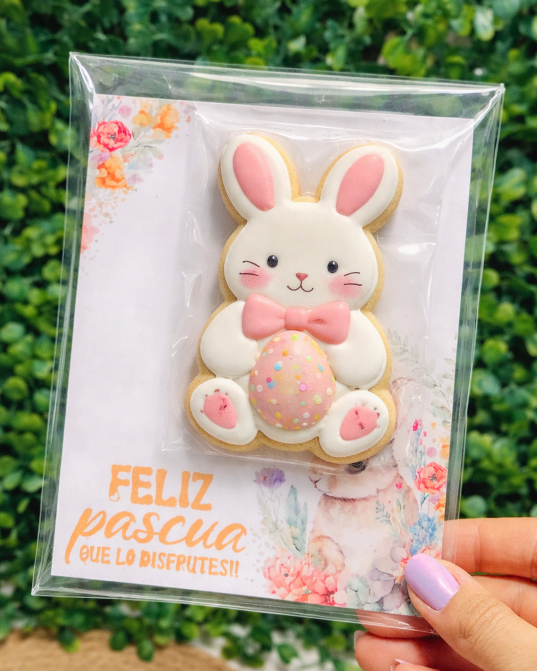 Cookie Card Conejo de Pascua | Propuesta 1