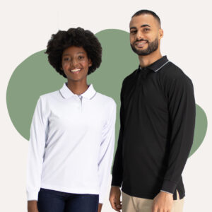 Polera C/Cuello Waffit Manga Larga
