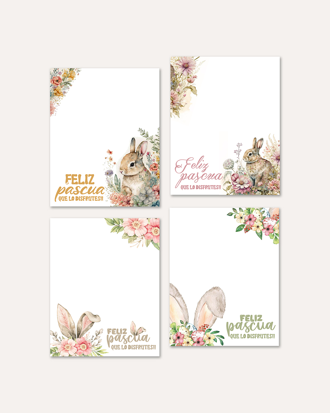 Cookie Card Conejo de Pascua | Propuesta 1 - Imagen 2