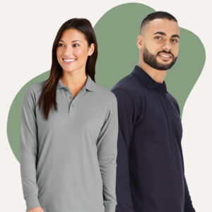 Polera Pique 240G Manga Larga