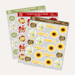 Set de Stickers Formas | Girasoles