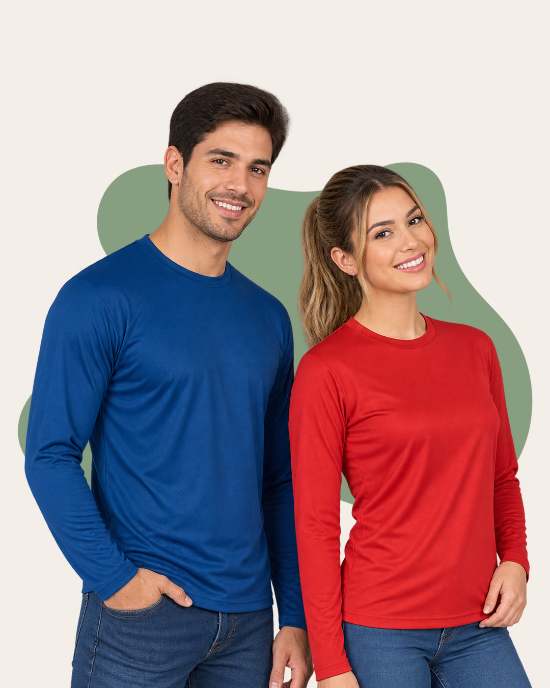 Polera Unisex Polo DryFit M/L