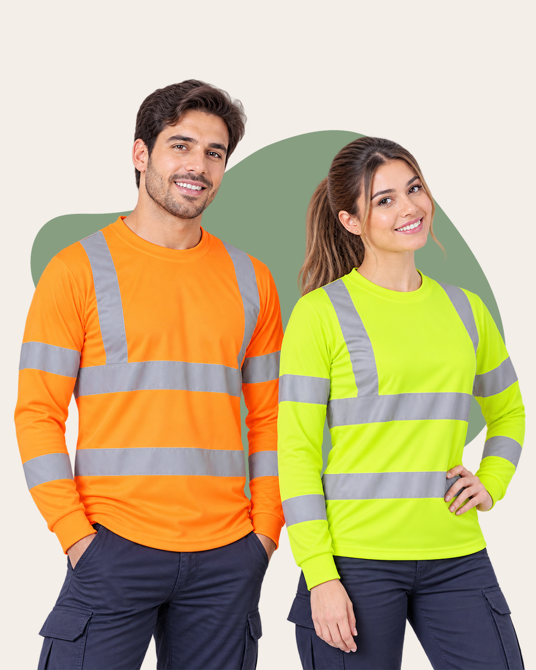 Polera Polo CoolFit M/L Cinta Reflectante 3M