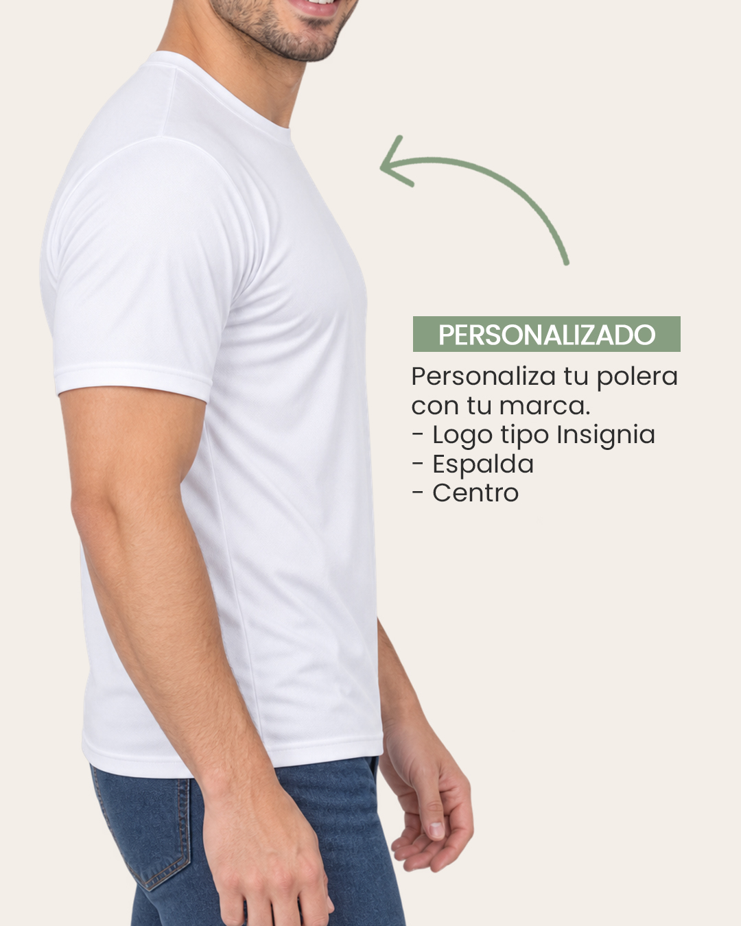Polera Polo Premium M/C Spandex - Imagen 2