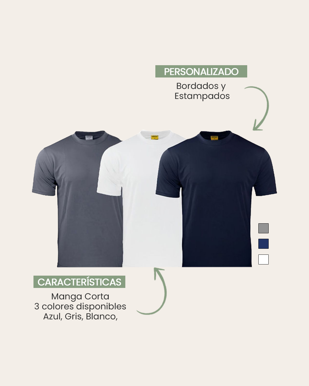 Polera Polo Premium M/C Spandex - Imagen 3
