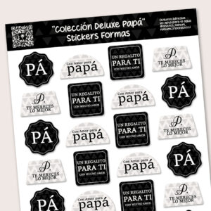 Stickers con Formas | Colección Papá Deluxe