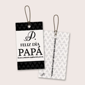 Tags 4 × 7 cm | Colección Papá Deluxe