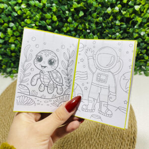 Mini Libro Mágico para Colorear