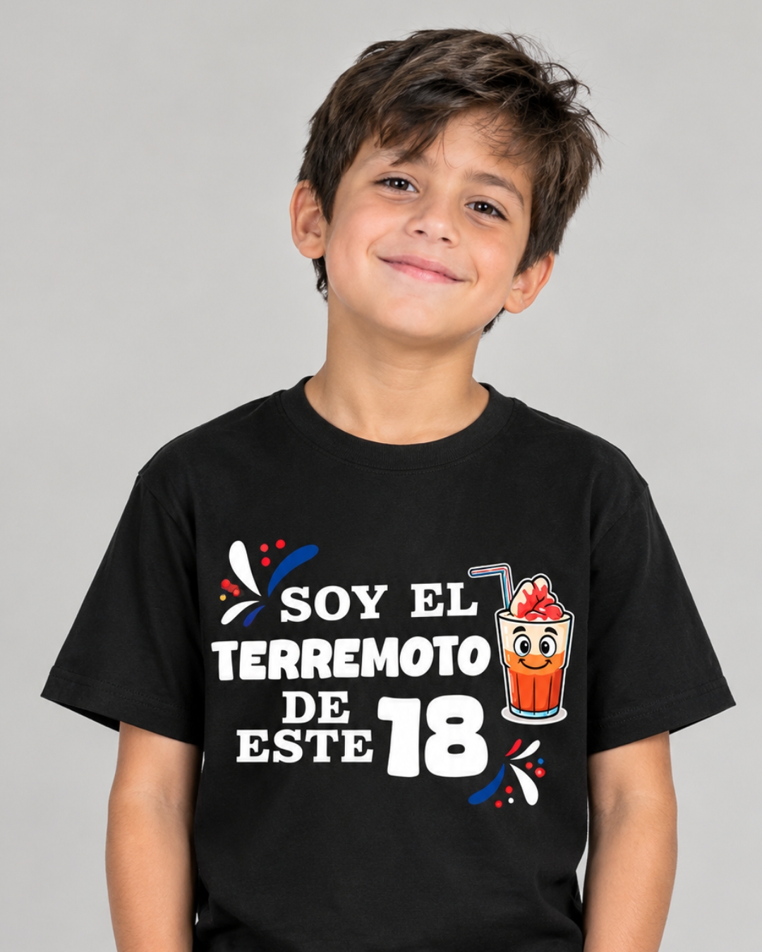Poleras Dieciocheras para Niños | 1 Estampado